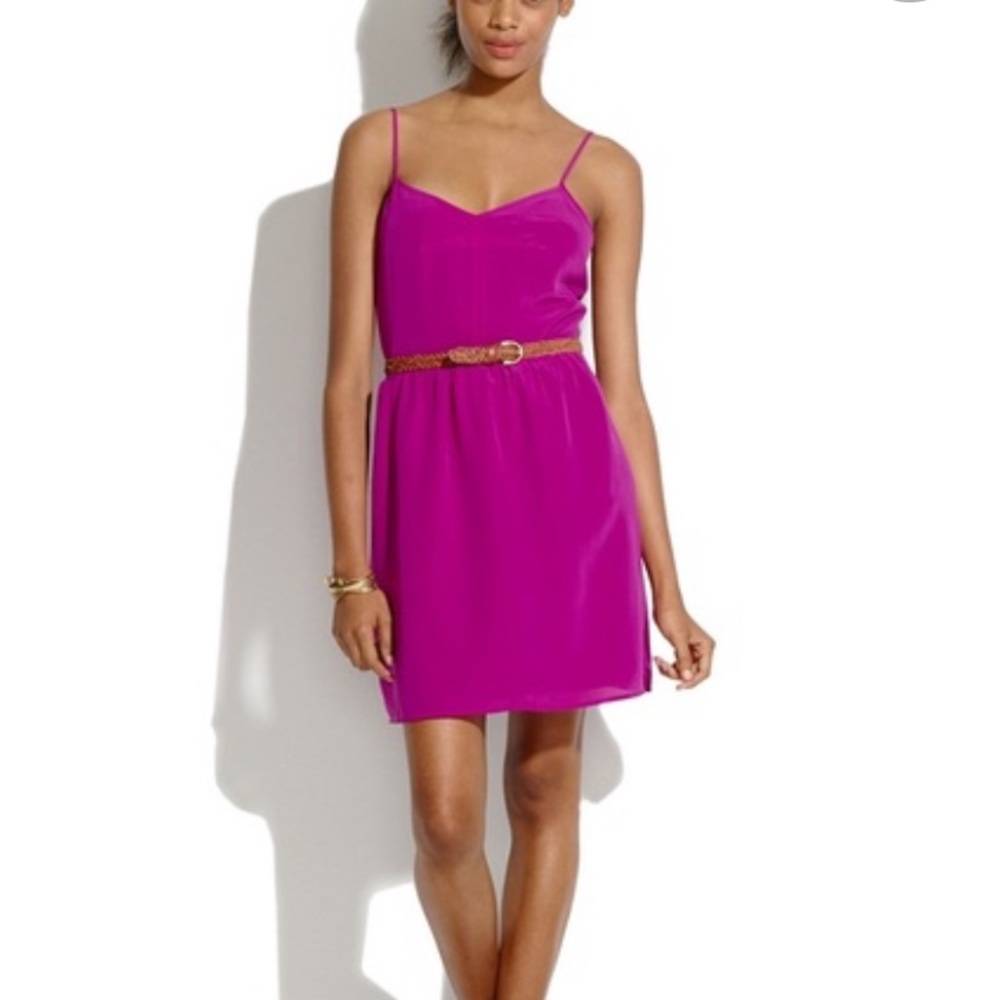 Madewell Pink Silk Cami Dress Size 4